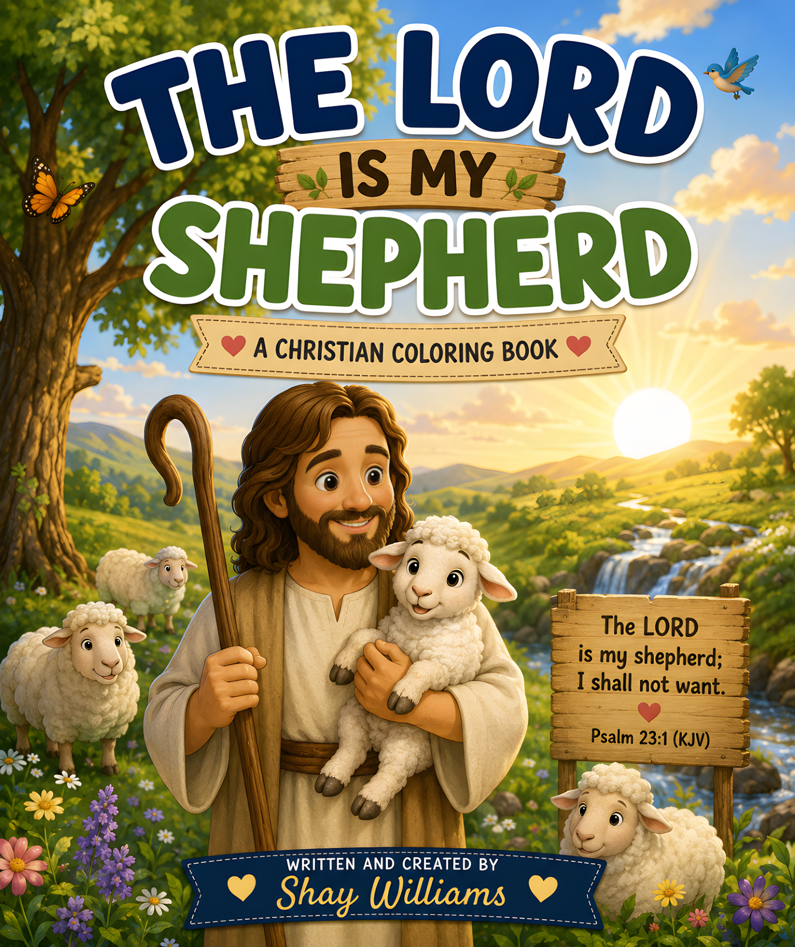 The Lord is my Shepherd - Coloring Book